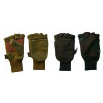 Зимние флисовые перчатки-варежки ARSENAL Polartec/Thins (олива, черные)