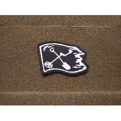 Шеврон "Чёрный флаг копателя" (кепочный)